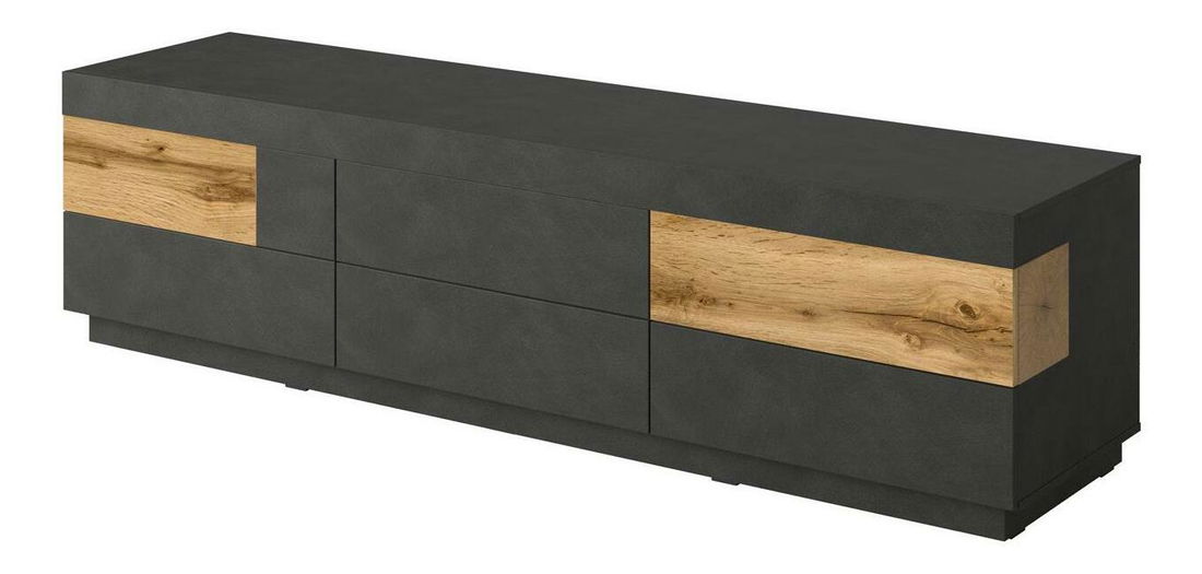 TV stolík Stacey Typ 40 (matera + dub wotan)