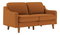 Pohovka dvojsedačka Robia 2 (karamelová + orech)