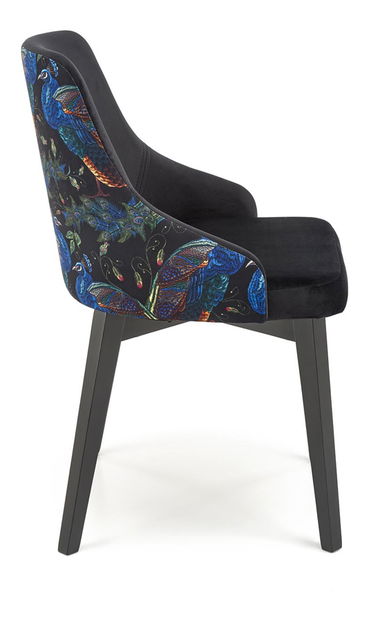 Scaun de sufragerie Edo (negru)