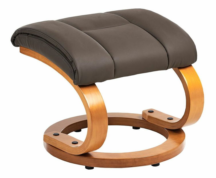 Masážne kreslo FARTE (umelá koža) (hnedá)