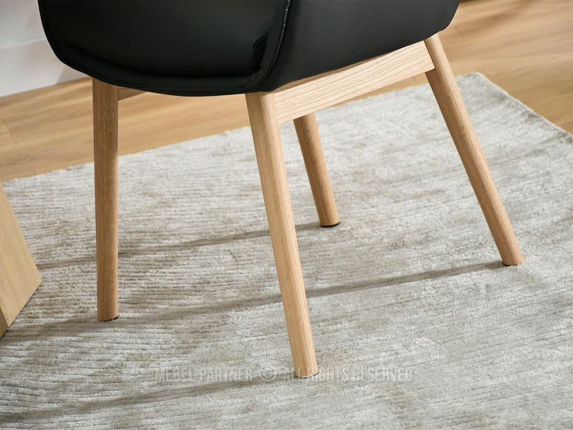 Scaun sufragerie Camisetas (negru + stejar)