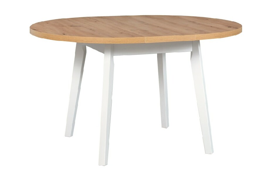 Blagovaonski stol Octavia 3 L (hrast artisan + Bijela) (za 4 osobe)