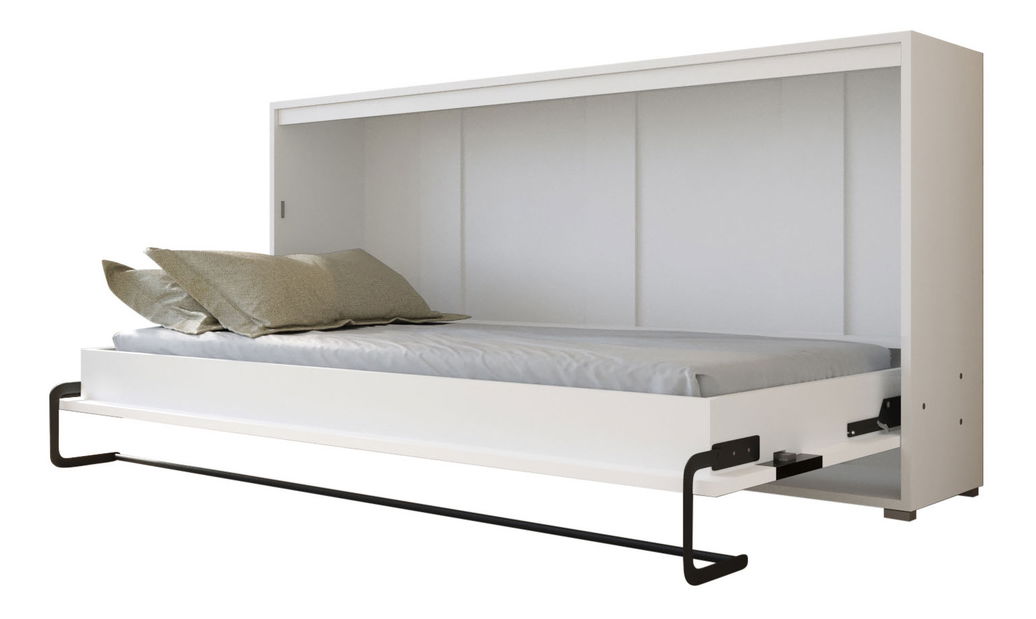 Pat pliant 90 Homer (Alb mat + Negru lucios) (orizontal)