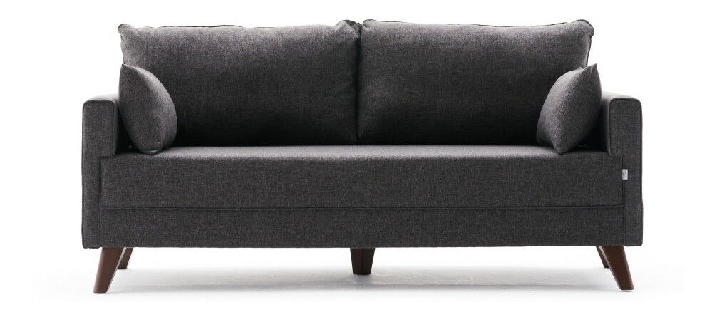 Kétszemélyes kanapé Bellina (antracit)