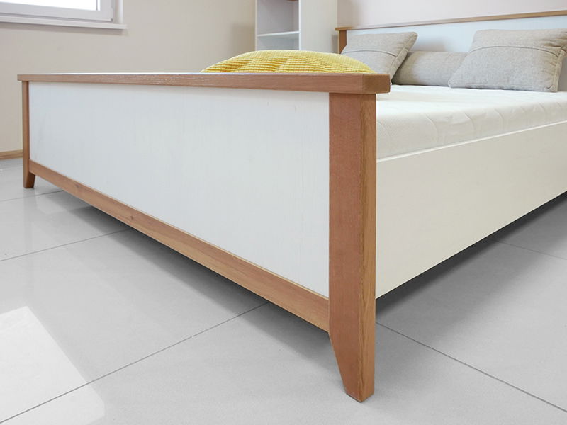 Manželská posteľ 160x200 cm Balones BG13 (biela)