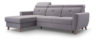 Sarokkanapé Sanfew (szürke) (B)