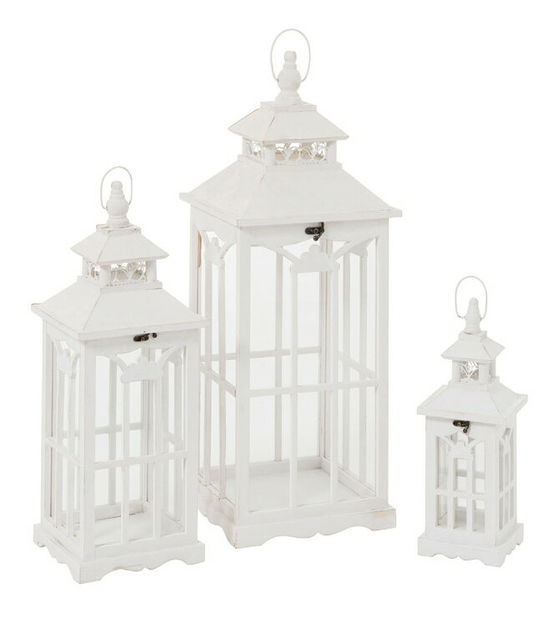 Lampáš Jolipa French Riviera (biela) 85x32x32cm (3ks)