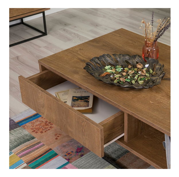 Set za dnevni boravak Laxi 11 (orah + crna)