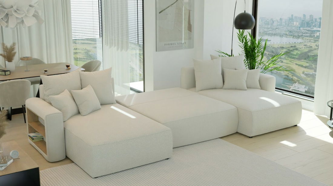 Kutna garnitura Napolia U (bež)