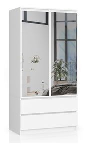 Dulap de haine Submarino (alb) (cu oglindă)