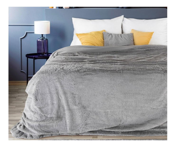 Prehoz na posteľ 210x170 cm LUCID (oceľová)