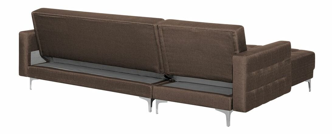 Sedacia súprava Aberlady (hmavě hnedá) (s otomanom) (P)