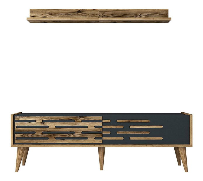 Mobilier living Valencia (Nuc + antracit)