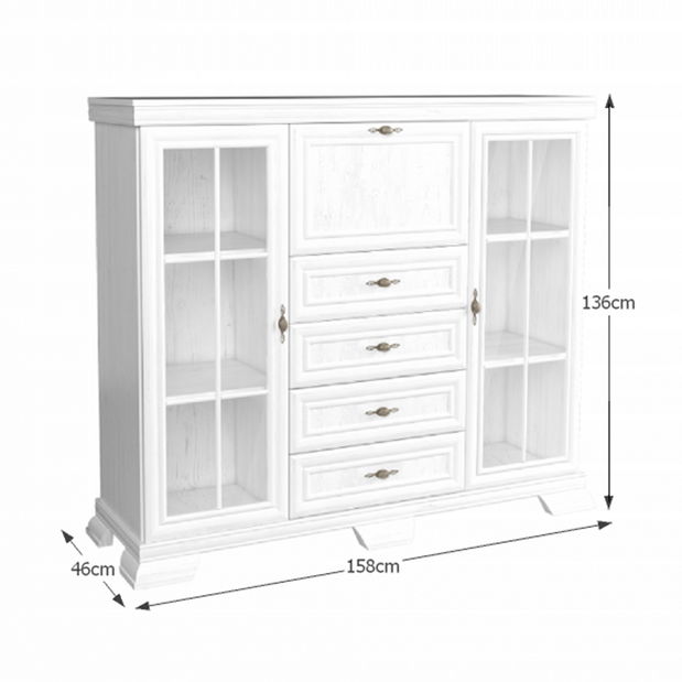 Barski ormarić Kraz KK7 (sosna andersen) 