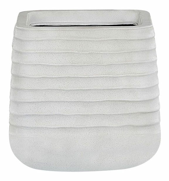 Kvetináč Parik (biela popolavá)