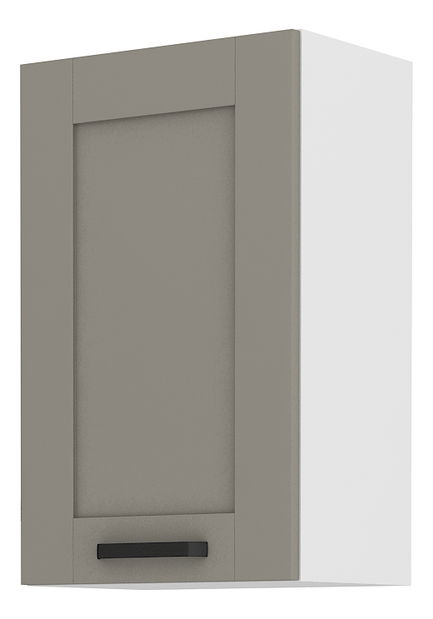 Felső konyhaszekrény Lucid 45 G 72 1F (claygrey + fehér)