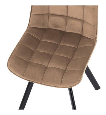 Set blagovaonskih stolica (2 kom.) KA 332 (smeđa + crna) 