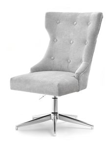 Kreslo Elza (sivá + chrómová)