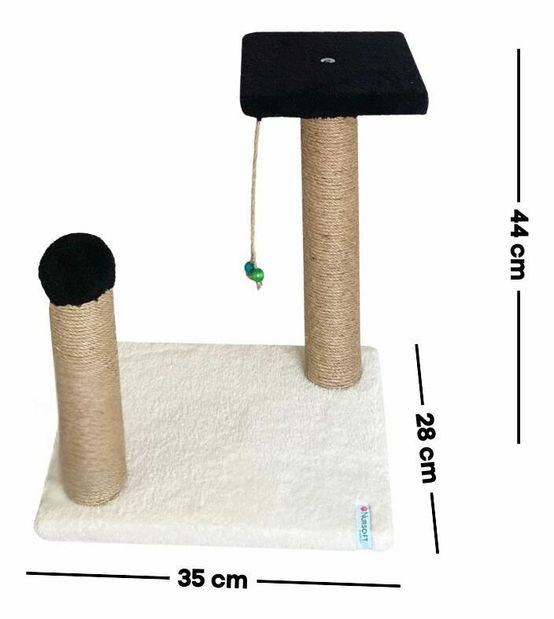 Škrabadlo pre mačky Elsie (čierna)