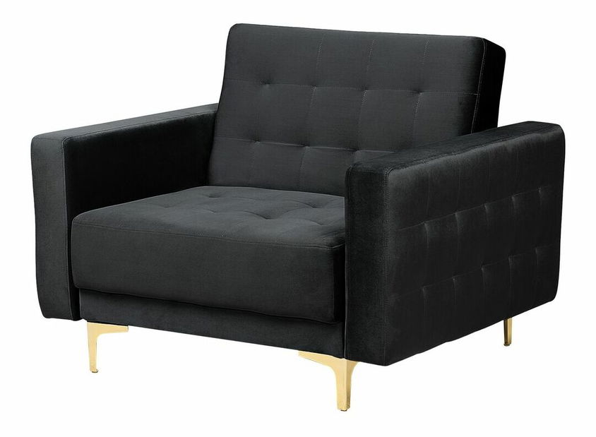 Sedacia súprava 3+1+1 Aberde (čierna)