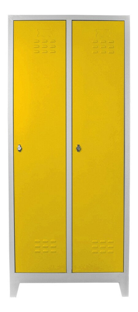 Uzamykateľná skriňa Jessia 2 (žltá)