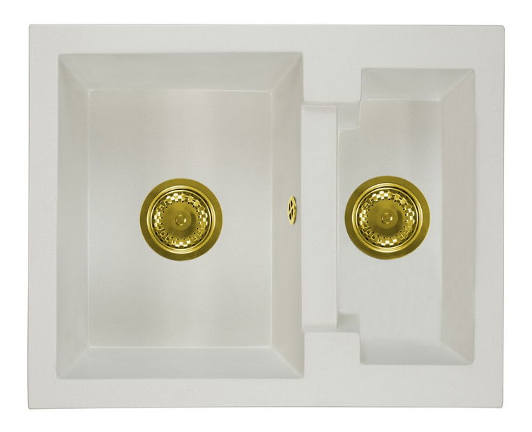 Mosogató Yagma (fehér) (1 csaplyukkal) (B)