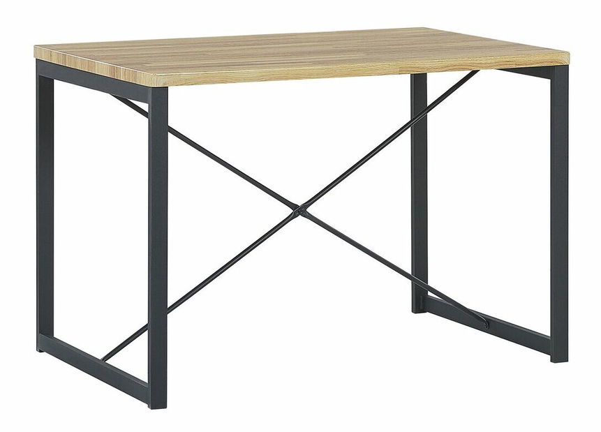 Set mobilier sufragerie FLAXON (lemn deschis + negru) (pentru 4 persoane)