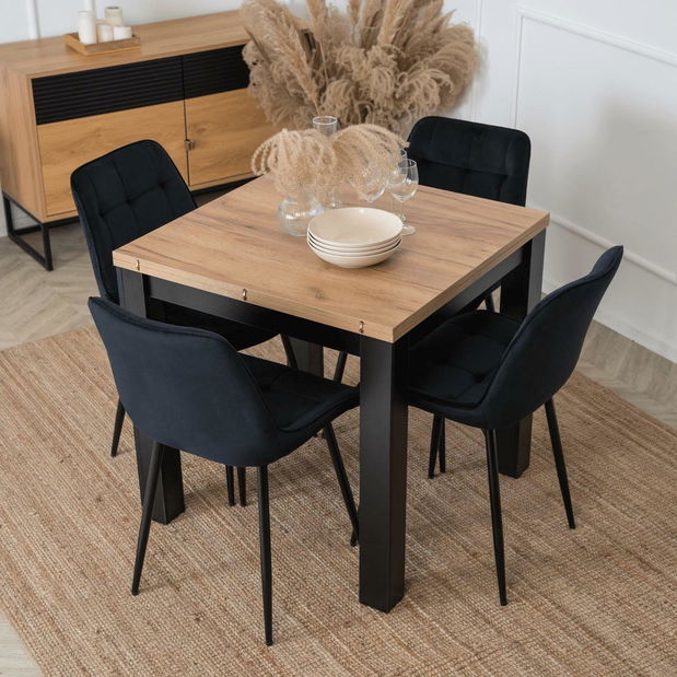 Scaun sufragerie Clavar (negru) 