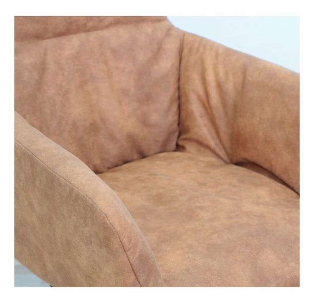 Jedálenské kreslo Lantos (hnedá)