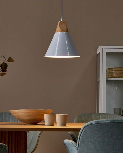 Závesná lampa Albacete (biela)