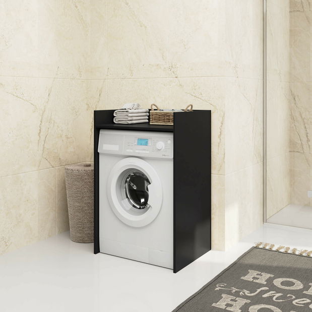 Dulap baie deasupra mașinii de spălat Fritas (negru)