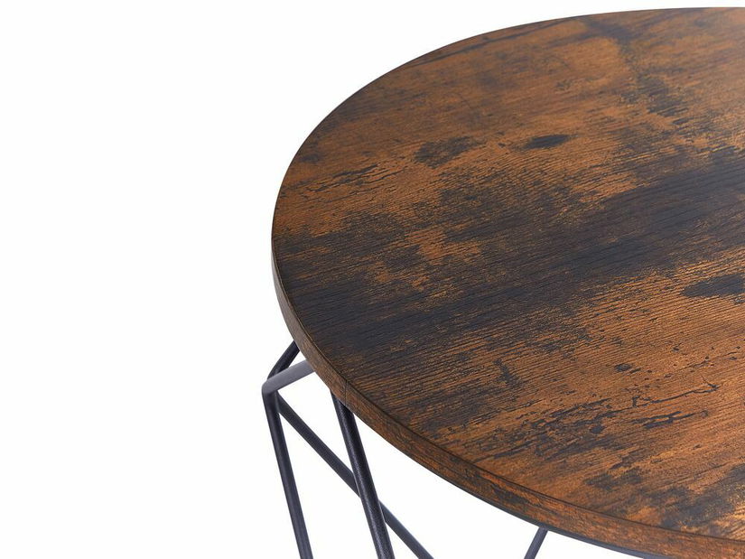 Set 2 ks konferenčných stolíkov Brunko (tmavé drevo)