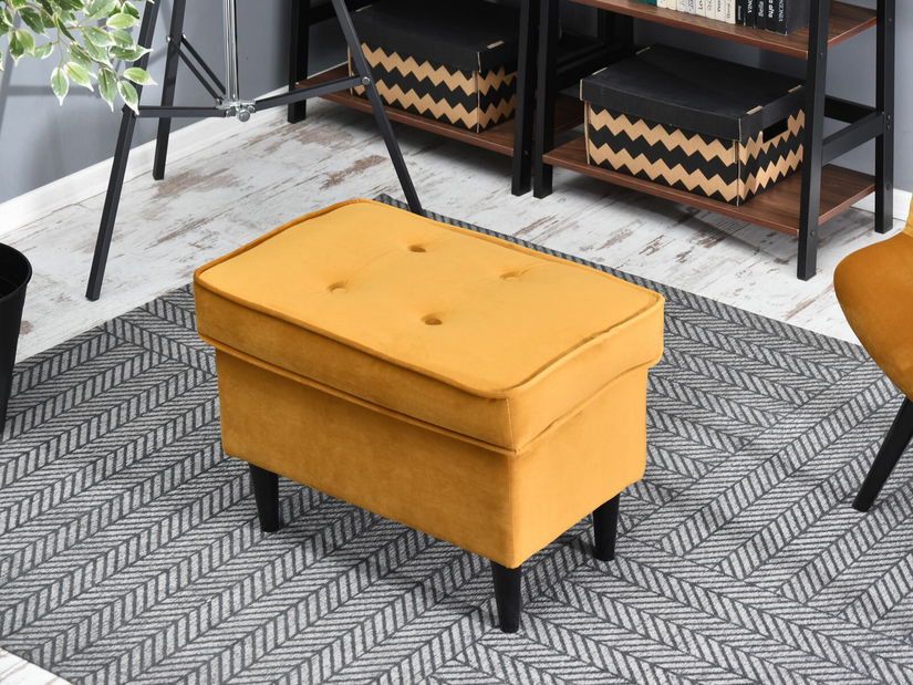 Taburetka Muriera (modrá + orech)