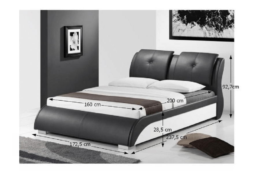 Bračni krevet 160 cm Toby (S podnicom) 