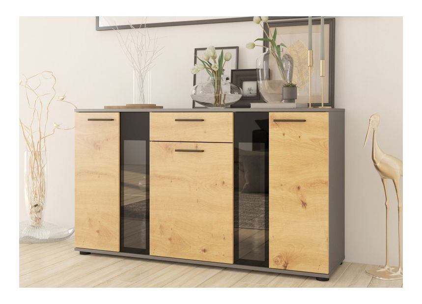 Vitrin Saul (artisan tölgy + matera) *kiárusítás