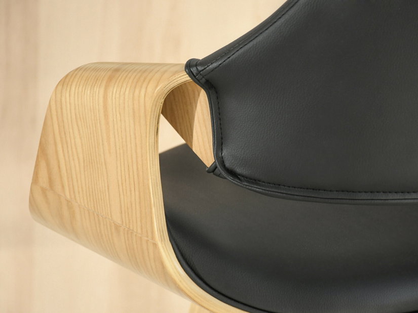 Scaun bar Rolenzono H65 (negru)