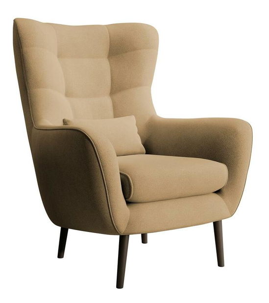 Fotel lábtartóval Veneza VZ1 (sárga + fekete)