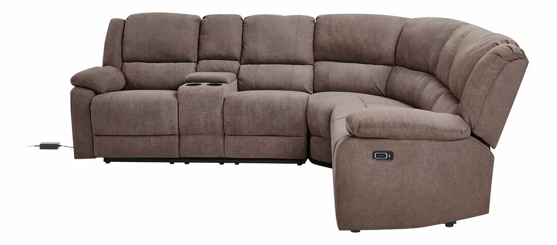 Sarokkanapé Reginald (szürkésbarna) (J)