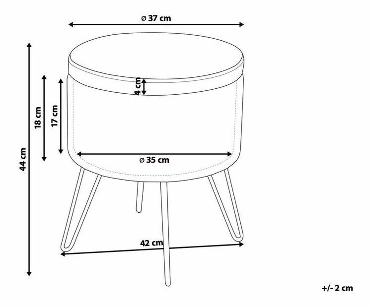 Taburetka Savin (zelená) 