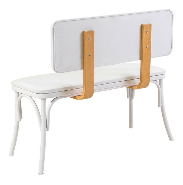 Set mobilier sufragerie Duvasa 23 (alb) (pentru 4 persoane)