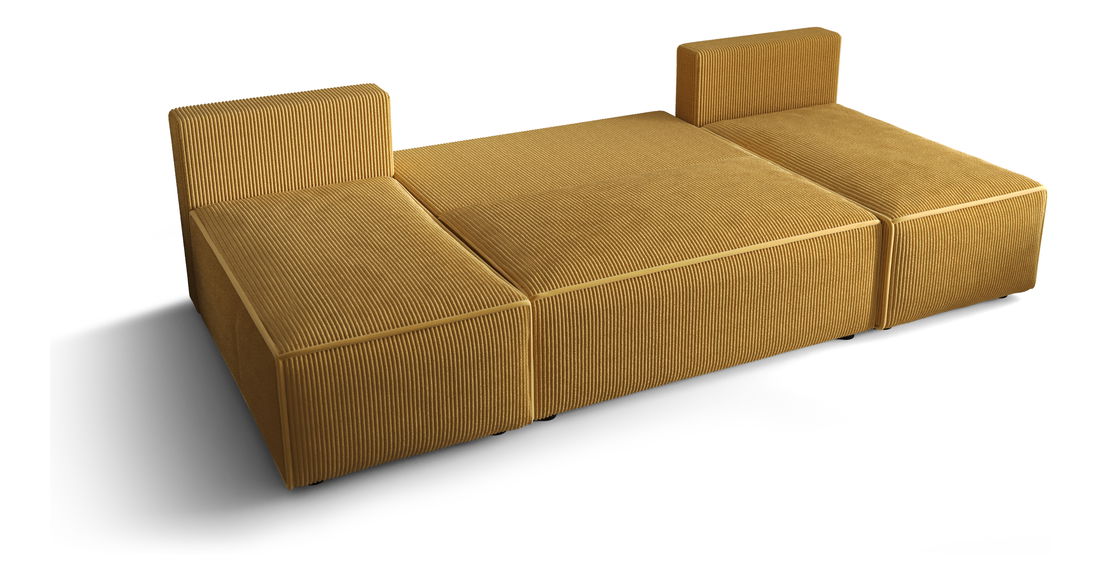 Kutna garnitura u obliku slova U Mirage U Sed (bijela)