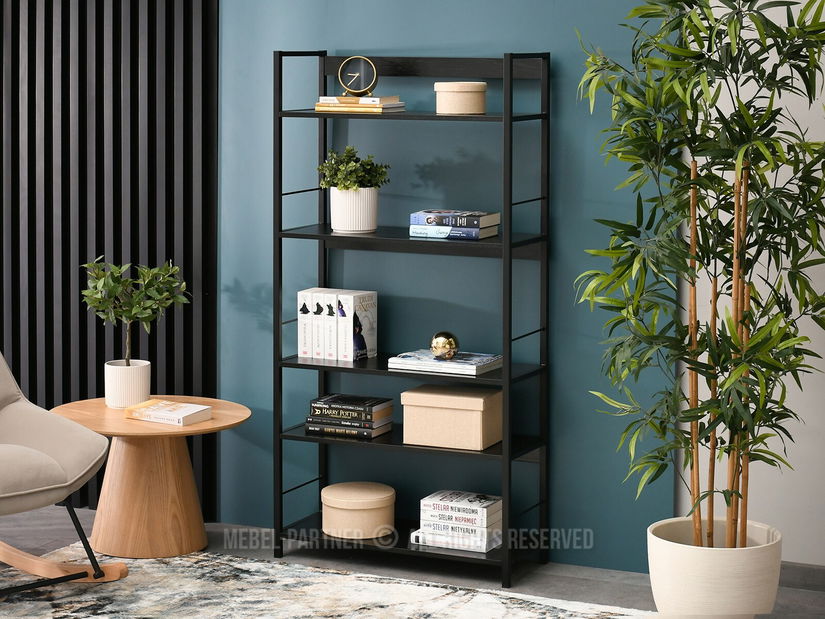 Regál Noel (fekete fa + fekete)