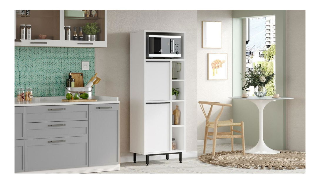 Kuhinjski regal Otto 10 A (bijela + crna)