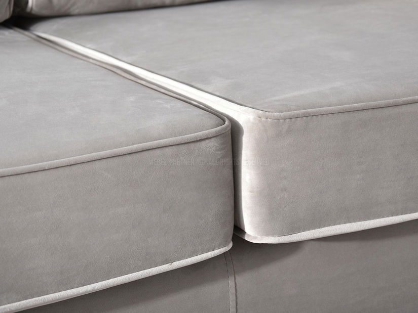 Kétszemélyes kanapé Bacteria (bézs + fekete)