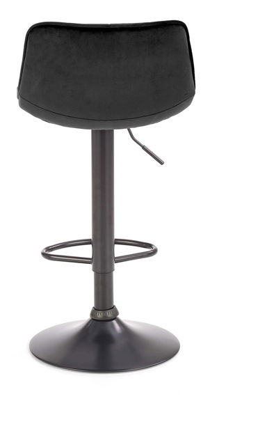 Scaun tip bar Hertha (negru)