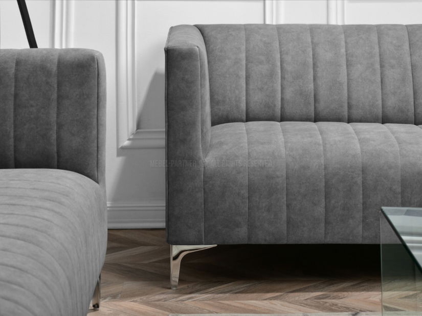 Canapea două locuri Recalentada (gri)