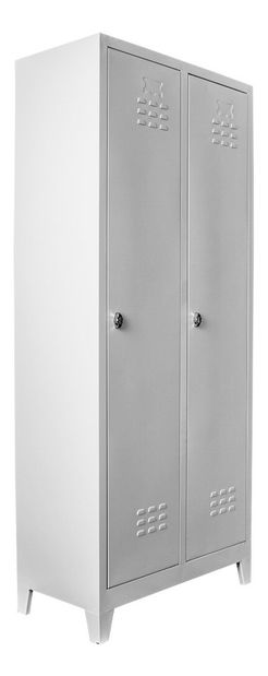 Uzamykateľná skriňa Jessia 26 (sivá)