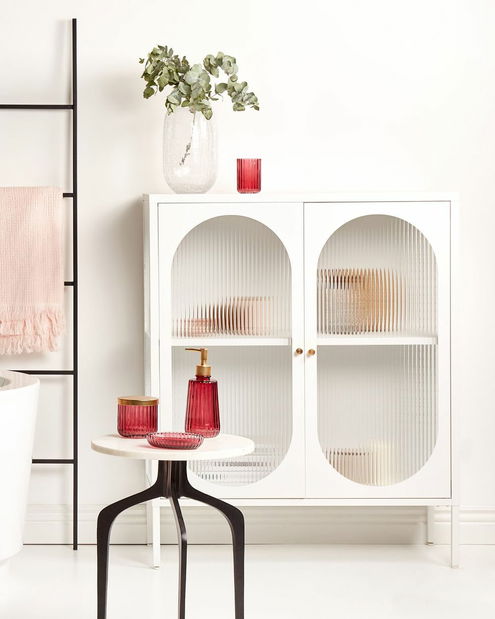 Vitrină Shanita (alb) 