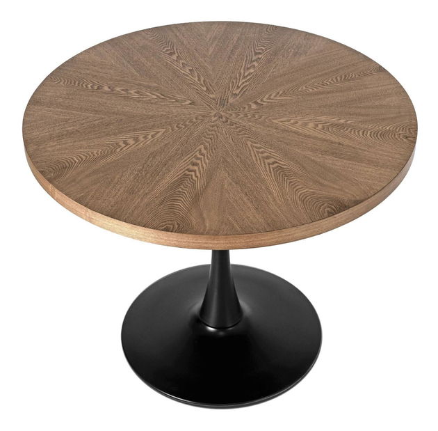 Blagovaonski set Lateral (orah + crna + siva) (za 4 osobe)