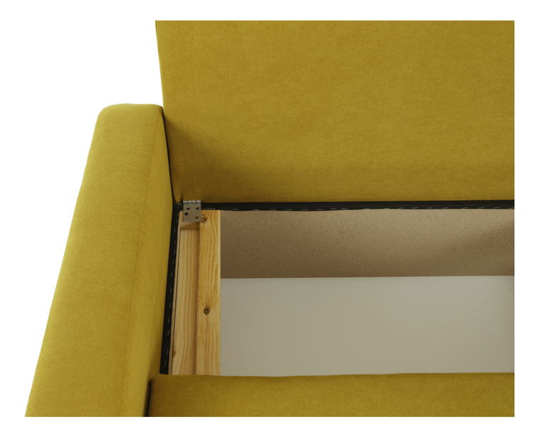 Rozkladacia pohovka Porta (horčicová)